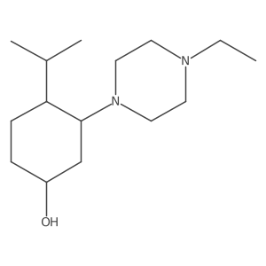 3-(4-Ethylpiperazin-1-yl)-4-(propan-2-yl)cyclohexan-1-ol Structure