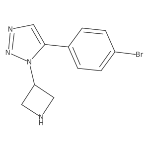 1-(azetidin-3-yl)-5-(4-bromophenyl)-1H-1,2,3-triazole Structure