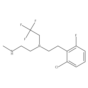 [2-(2-Chloro-6-fluorophenyl)ethyl][2-(methylamino)ethyl](2,2,2-trifluoroethyl)amine Structure