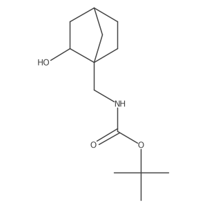 tert-butyl N-({2-hydroxybicyclo[2.2.1]heptan-1-yl}methyl)carbamate Structure