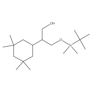 3-[(Tert-butyldimethylsilyl)oxy]-2-(3,3,5,5-tetramethylcyclohexyl)propan-1-ol Structure