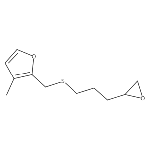 3-Methyl-2-({[3-(oxiran-2-yl)propyl]sulfanyl}methyl)furan结构式