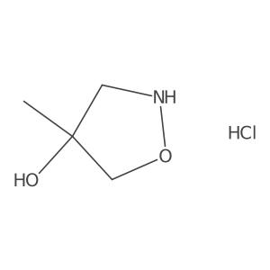 4-Methyl-1,2-oxazolidin-4-ol hydrochloride Structure