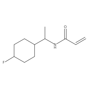 N-[1-(4-Fluorocyclohexyl)ethyl]prop-2-enamide结构式