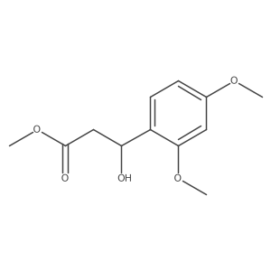 methyl (3R)-3-(2,4-dimethoxyphenyl)-3-hydroxypropanoate Structure