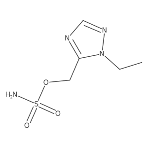 (1-ethyl-1H-1,2,4-triazol-5-yl)methyl sulfamate结构式