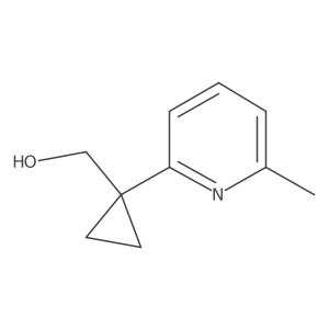 [1-(6-Methylpyridin-2-yl)cyclopropyl]methanol Structure