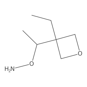 O-[1-(3-ethyloxetan-3-yl)ethyl]hydroxylamine结构式