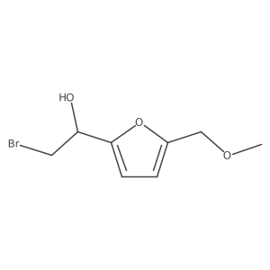 2-Bromo-1-[5-(methoxymethyl)furan-2-yl]ethan-1-ol Structure