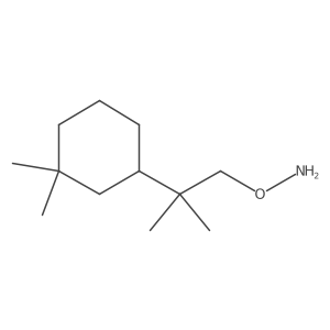 O-[2-(3,3-dimethylcyclohexyl)-2-methylpropyl]hydroxylamine结构式
