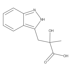 2-hydroxy-3-(1H-indazol-3-yl)-2-methylpropanoic acid Structure