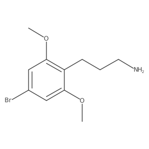 3-(4-Bromo-2,6-dimethoxyphenyl)propan-1-amine结构式
