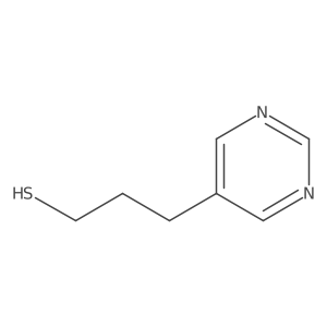 3-(Pyrimidin-5-yl)propane-1-thiol Structure