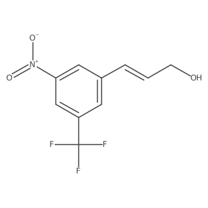 3-[3-Nitro-5-(trifluoromethyl)phenyl]prop-2-en-1-ol Structure