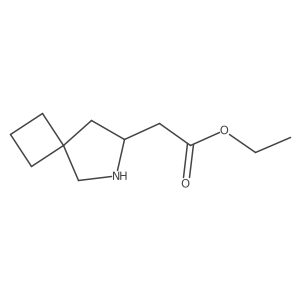 Ethyl 2-(6-azaspiro[3.4]octan-7-yl)acetate Structure