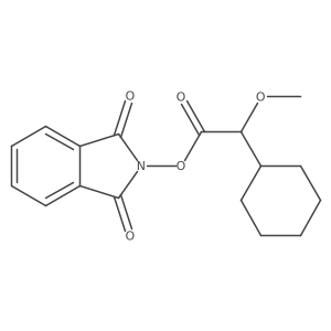 1,3-dioxo-2,3-dihydro-1H-isoindol-2-yl 2-cyclohexyl-2-methoxyacetate Structure