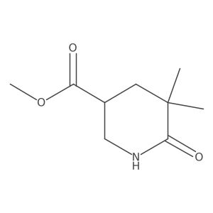 Methyl 5,5-dimethyl-6-oxopiperidine-3-carboxylate结构式