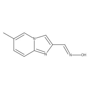 (NE)-N-[(6-methylimidazo[1,2-a]pyridin-2-yl)methylidene]hydroxylamine结构式