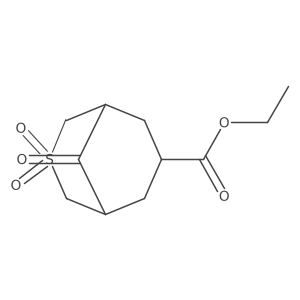 Ethyl 3,3,9-trioxo-3lambda6-thiabicyclo[3.3.1]nonane-7-carboxylate结构式