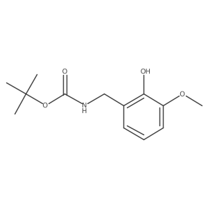 2-Methyl-2-propanyl (2-hydroxy-3-methoxybenzyl)carbamate Structure