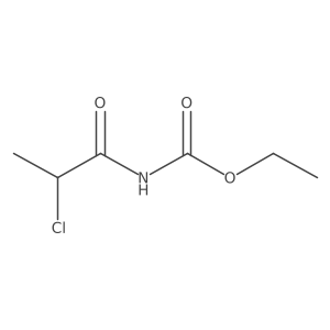 Carbamic acid, (2-chloropropionyl)-, ethyl ester Structure