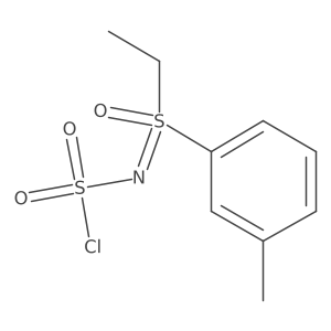 [(Chlorosulfonyl)imino](ethyl)(3-methylphenyl)-lambda6-sulfanone结构式