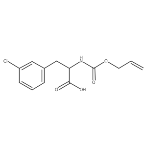 3-(3-Chlorophenyl)-2-{[(prop-2-en-1-yloxy)carbonyl]amino}propanoic acid结构式