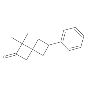 1,1-Dimethyl-6-phenylspiro[3.3]heptan-2-one结构式