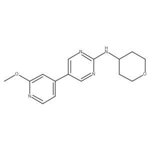 5-(2-methoxypyridin-4-yl)-N-(oxan-4-yl)pyrimidin-2-amine Structure