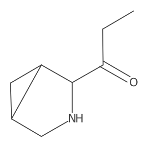 1-(3-Azabicyclo[3.1.0]hexan-2-yl)propan-1-one结构式
