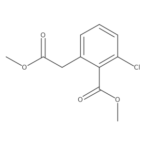 Methyl 2-chloro-6-(2-methoxy-2-oxoethyl)benzoate Structure