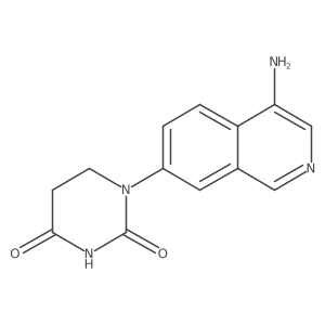 1-(4-Aminoisoquinolin-7-yl)-1,3-diazinane-2,4-dione结构式
