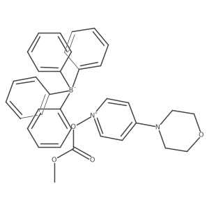 1-((Methoxycarbonyl)oxy)-4-morpholinopyridin-1-ium tetraphenylborate Structure