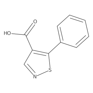 5-Phenylisothiazole-4-carboxylic acid Structure