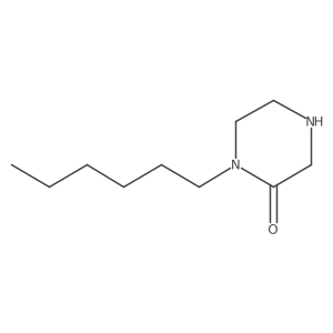 2-Piperazinone, 1-hexyl-结构式
