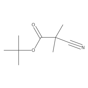 Tert-butyl 2-cyano-2,2-dimethylacetate Structure