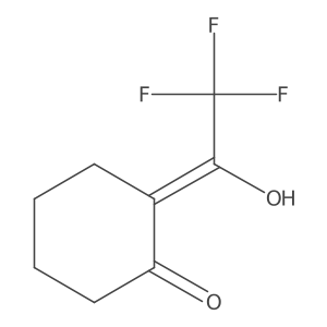 O=C1CCCCC1=C(O)C(F)(F)F结构式