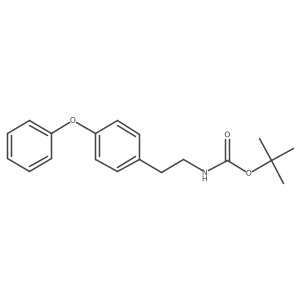 tert-Butyl [2-(4-phenoxyphenyl)ethyl]carbamate结构式