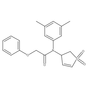 N-(3,5-dimethylphenyl)-N-(1,1-dioxido-2,3-dihydrothiophen-3-yl)-2-phenoxyacetamide Structure