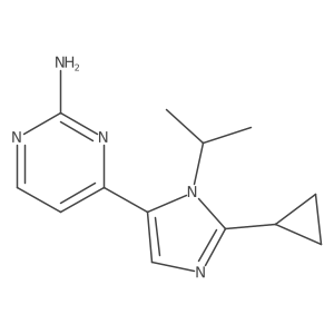 4-(2-Cyclopropyl-3-isopropyl-3h-imidazol-4-yl)-pyrimidin-2-ylamine Structure