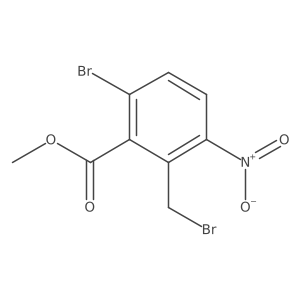 Methyl 6-bromo-2-(bromomethyl)-3-nitrobenzoate Structure