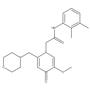 N-(2,3-dimethylphenyl)-2-{5-methoxy-2-[(morpholin-4-yl)methyl]-4-oxo-1,4-dihydropyridin-1-yl}acetamide Structure