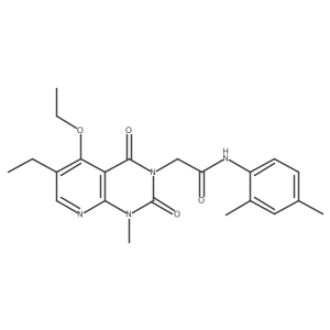 N-(2,4-dimethylphenyl)-2-(5-ethoxy-6-ethyl-1-methyl-2,4-dioxo-1,2-dihydropyrido[2,3-d]pyrimidin-3(4H)-yl)acetamide Structure
