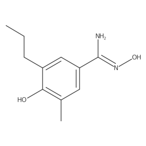 4,N-Dihydroxy-3-methyl-5-propyl-benzamidine结构式