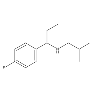 [1-(4-Fluorophenyl)propyl](2-methylpropyl)amine结构式