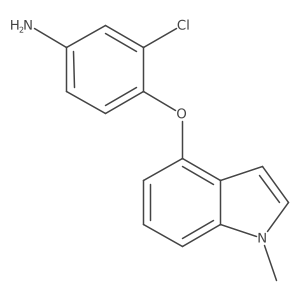 3-chloro-4-[(1-methyl-1H-indol-4-yl)oxy]aniline Structure