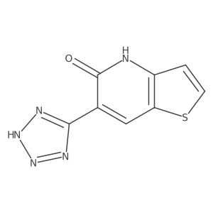6-(2H-Tetrazol-5-yl)thieno[3,2-b]pyridin-5(4H)-one Structure