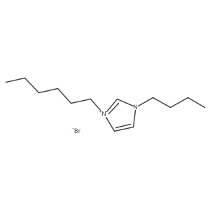 1-Hexyl-3-butylimidazolium bromide Structure
