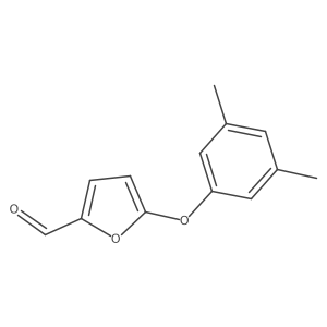 5-(3,5-Dimethylphenoxy)furan-2-carbaldehyde结构式
