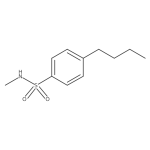 4-butyl-N-methylbenzene-1-sulfonamide结构式